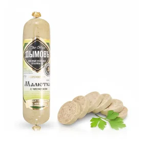 Leberwurst - Malütka mit Knoblauch, Dymow, 220 g